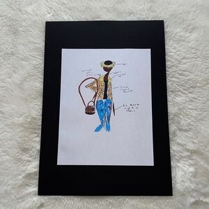 Digital book illustration print by me from my hood on amazon handmade by tablet